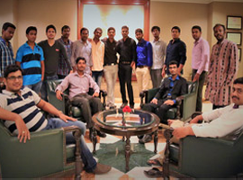 ViewLiveEvents team at Taj Banjara 